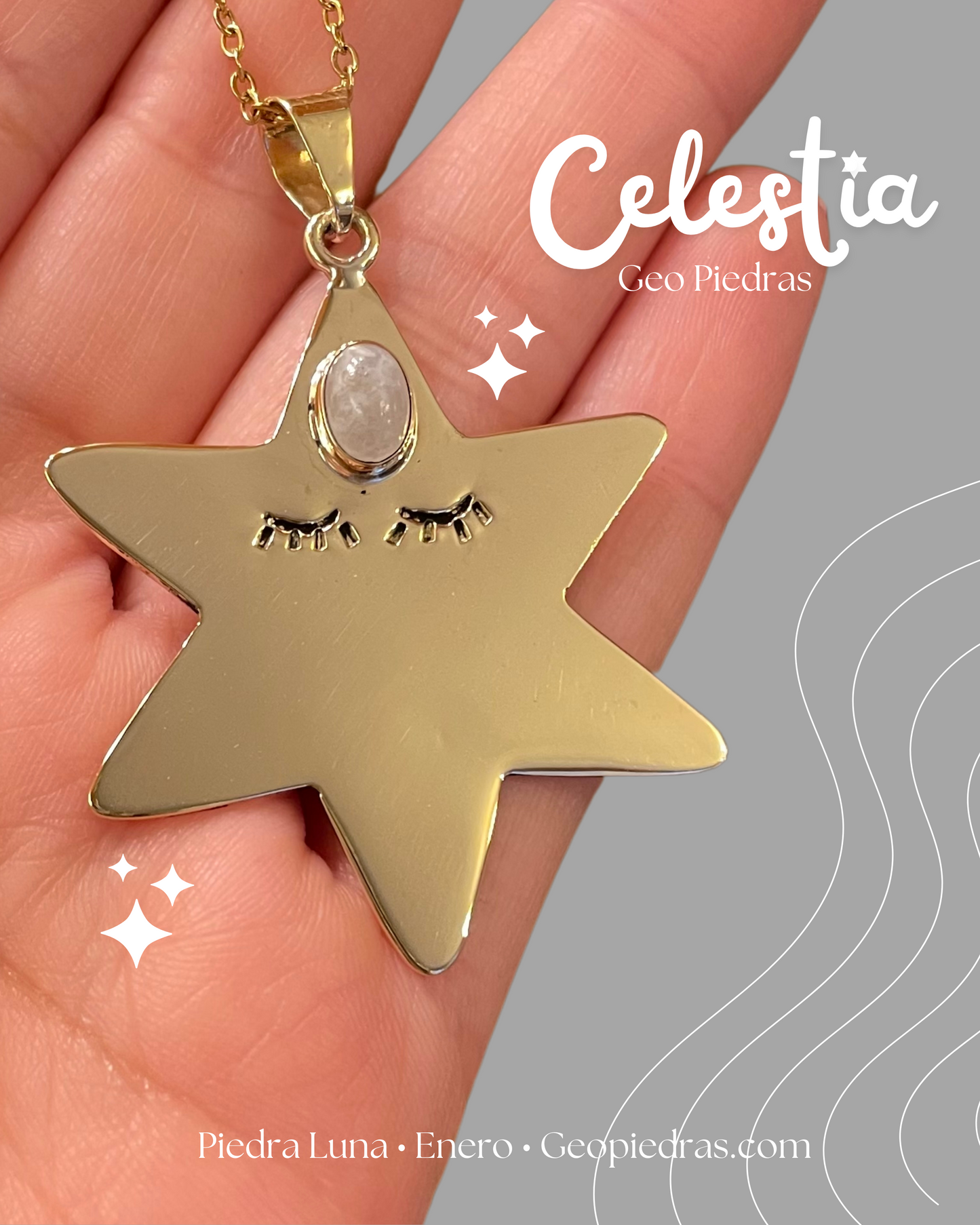 Celestia Enero / Piedra Luna