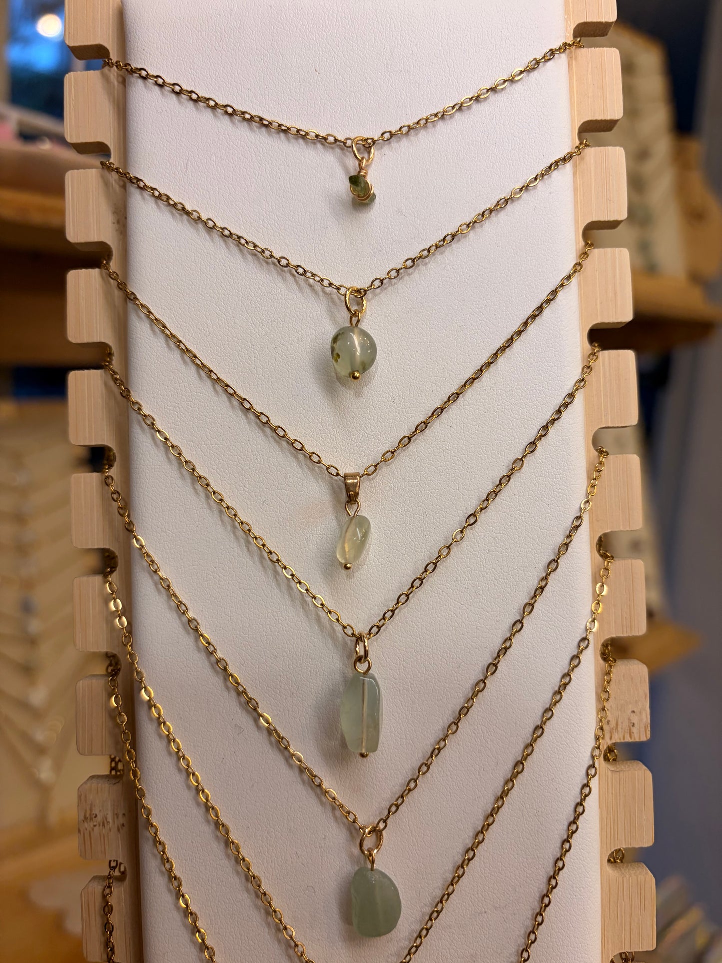 Stock de Bien de Ojo•Collar Mineral Sencillo Varios