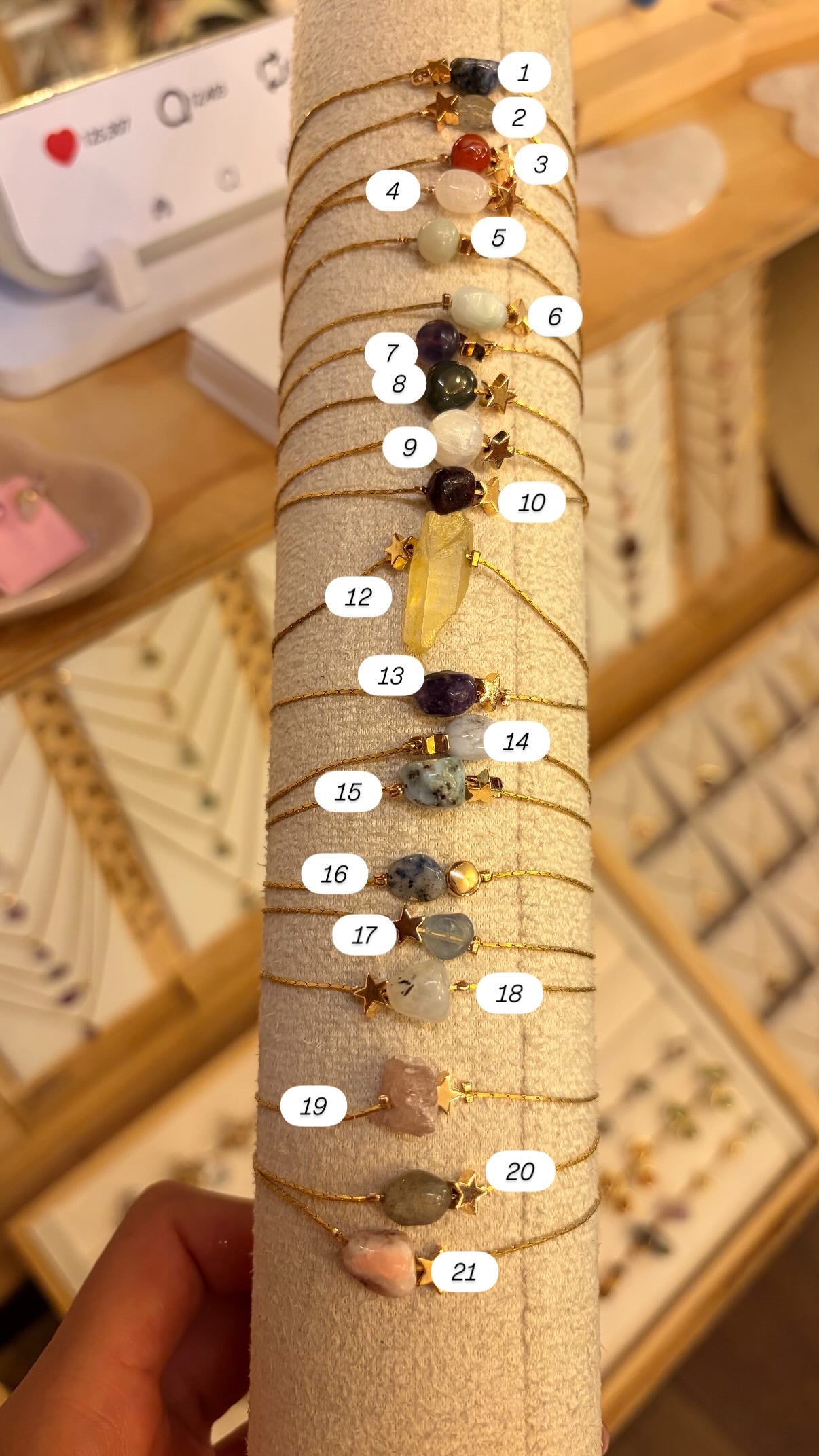 Stock de Bien de Ojo• Pulseras Brillos de Universo