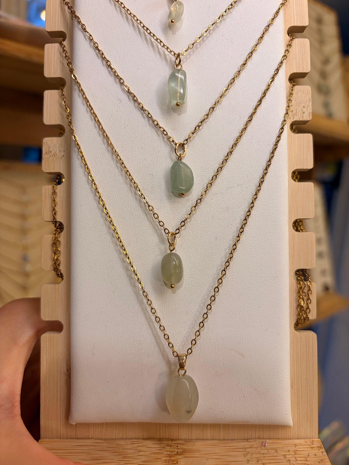 Stock de Bien de Ojo•Collar Mineral Sencillo Varios