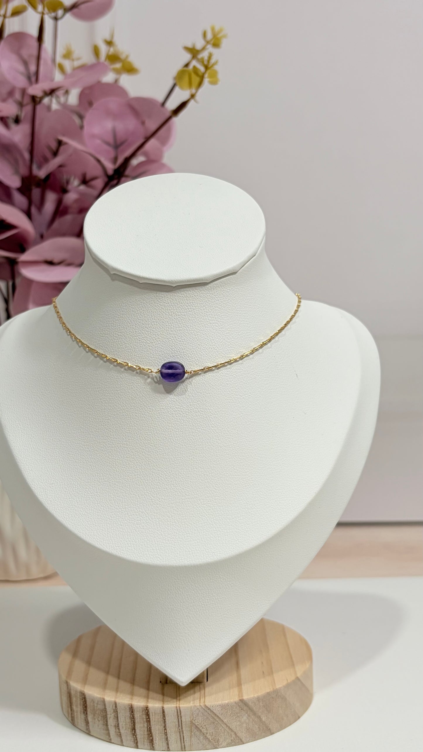 SHINE• Collar Amatista Facetada