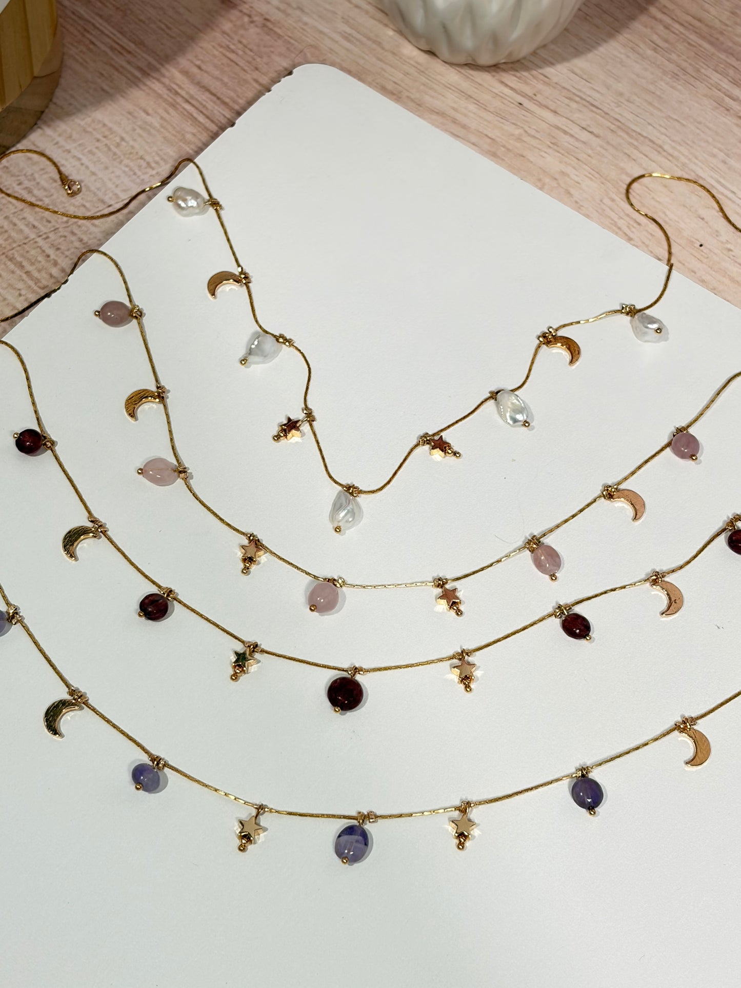 Collar Constelación de  Cuarzo