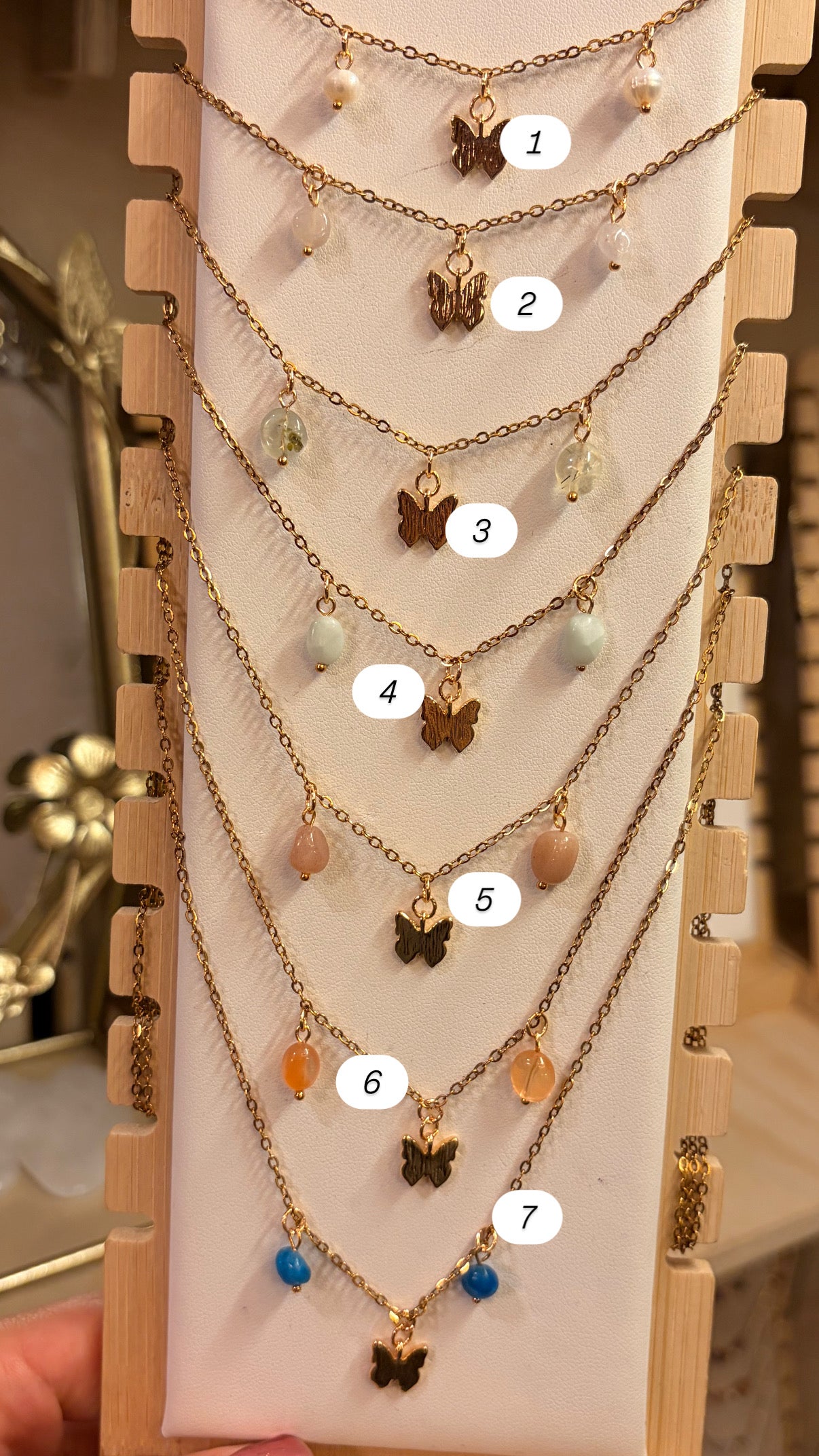 Stock de Bien de Ojo• Collar Mini Mariposa